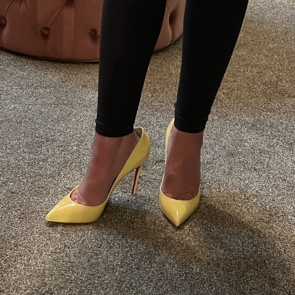 Christian Louboutin 100 mm heels great condition size 40